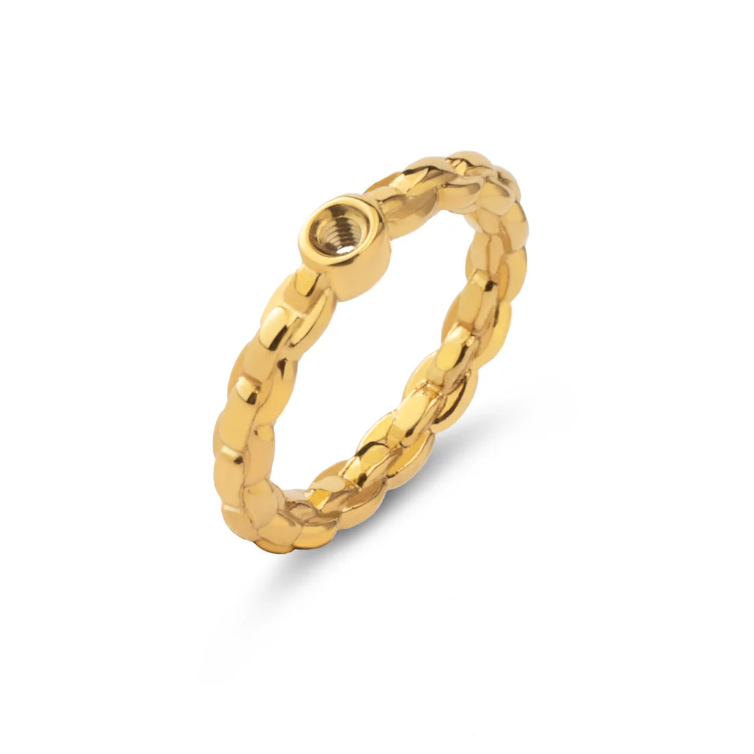 Melano Twisted Tiffany Ring GOUD