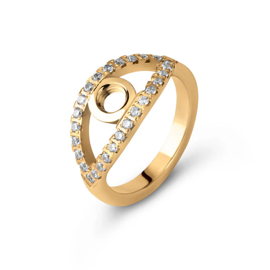 Melano Vivid Vienne CZ Ring GOUD
