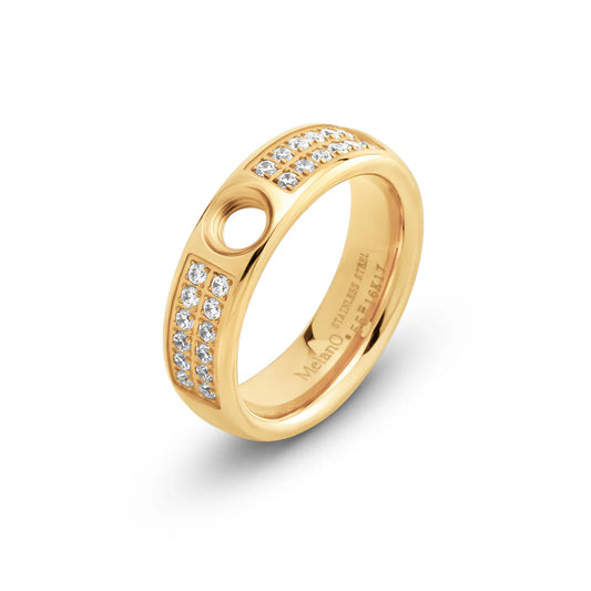 Melano Vivid Vicky CZ Ring GOUD