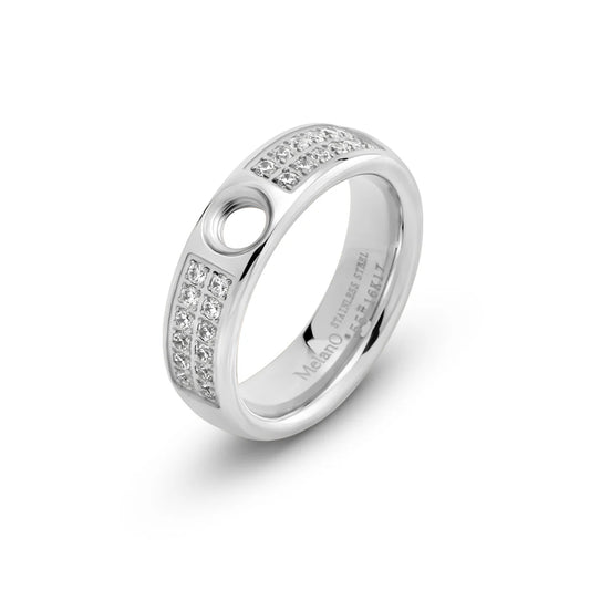 Melano Vivid Vicky CZ Ring ZILVER