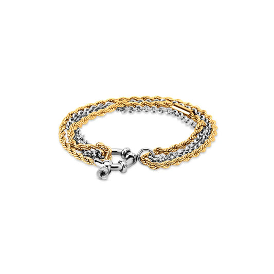 Melano Friends Liviana Armband ZILVER/GOUD