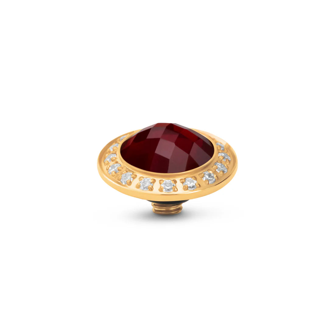 Melano Twisted Glimmer Steentje GOUD Cherry