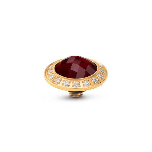 Melano Twisted Glimmer Steentje GOUD Cherry
