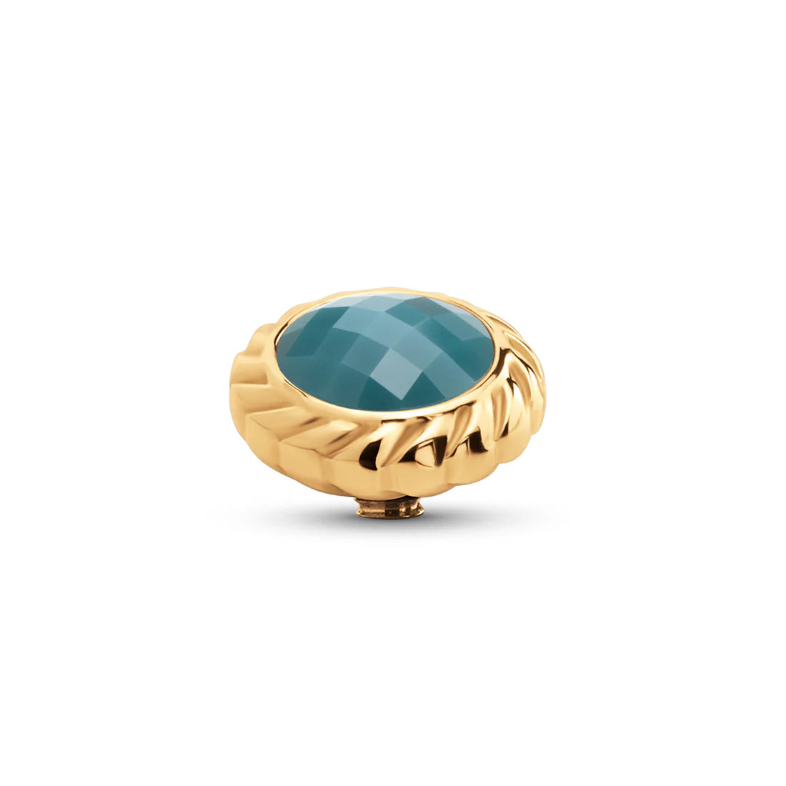 Melano Twisted Majestic Steentje GOUD Retro Blue