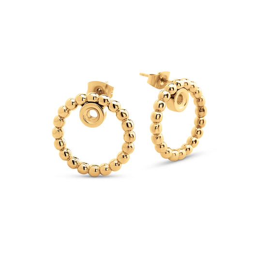 Melano Twisted Tamika Oorbellen GOUD