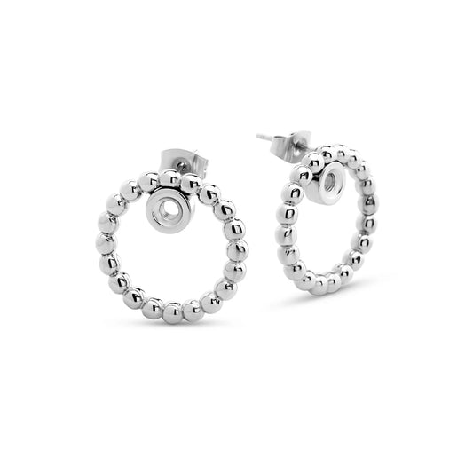 Melano Twisted Tamika Oorbellen ZILVER