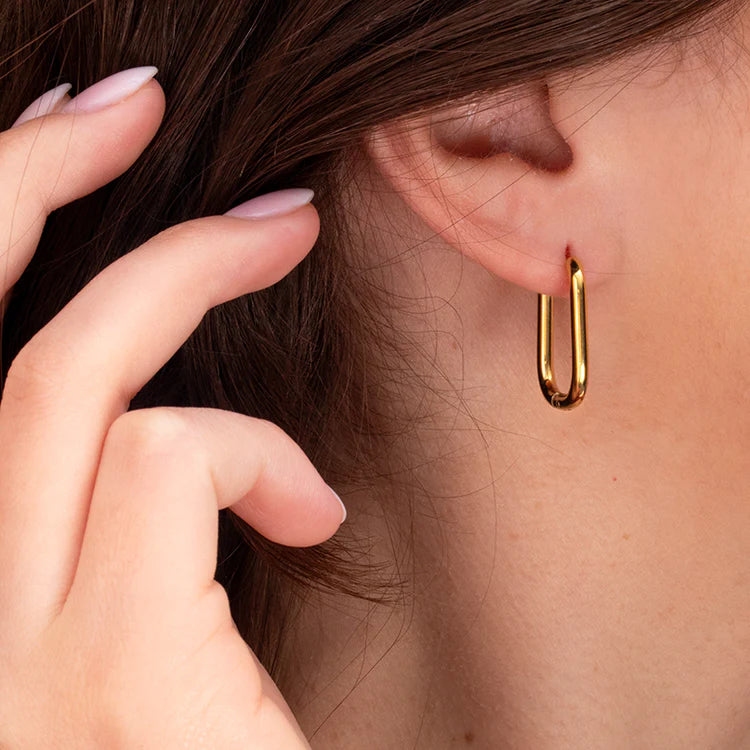 Melano Friends Lila Oorbellen GOUD