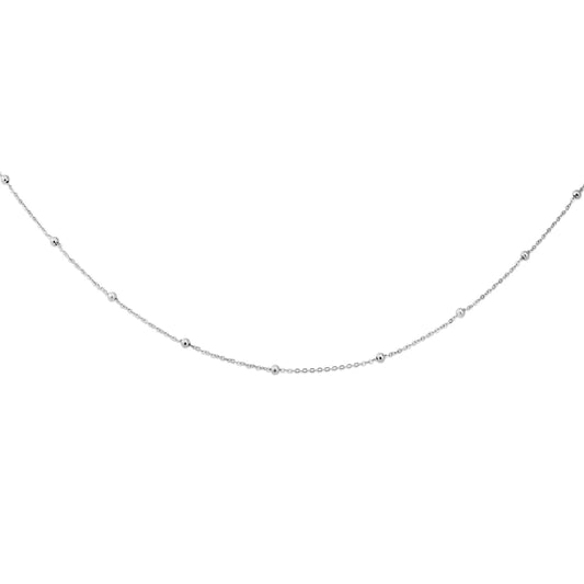 Melano Friends Rosa Ketting ZILVER