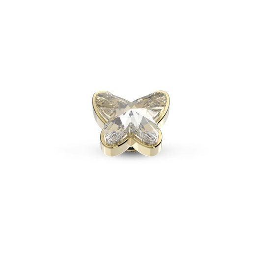 Melano Twisted Butterfly Steentje GOUD (Crystal)
