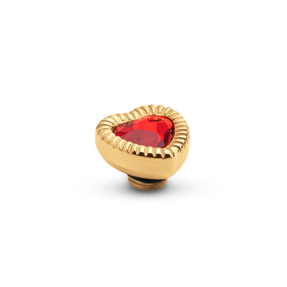 Melano VIVID Vintage Heart Steentje (GOUD) LIGHT SIAM