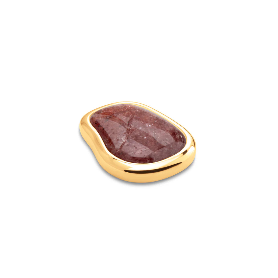 Melano KOSMIC Flowing Gem Steen (GOUD) LIGHT STRAWBERRY QUARTZ