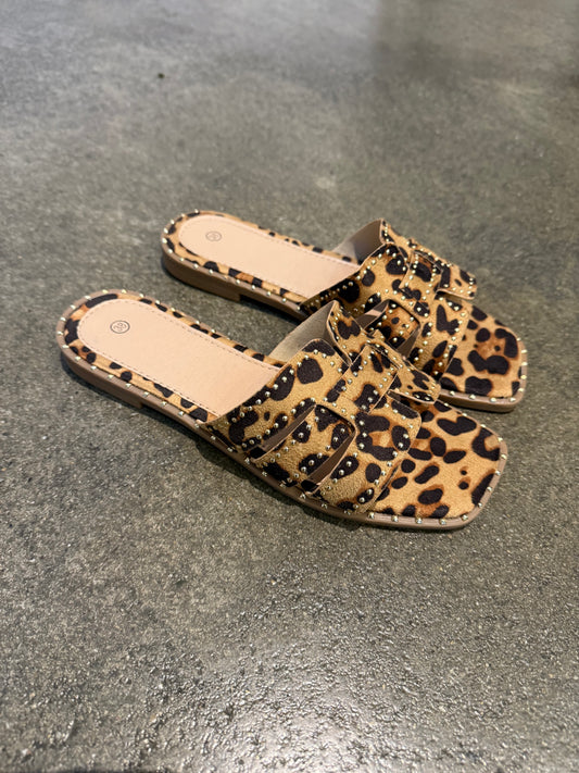 Slipper Studs Pantertje
