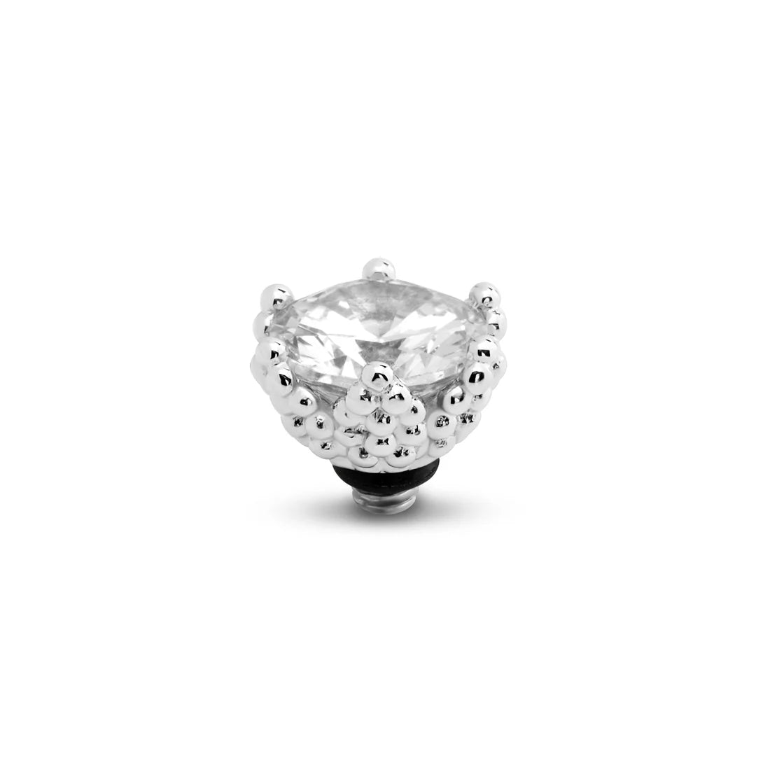 Melano Twisted Starlight Steentje ZILVER TMF9 CRYSTAL